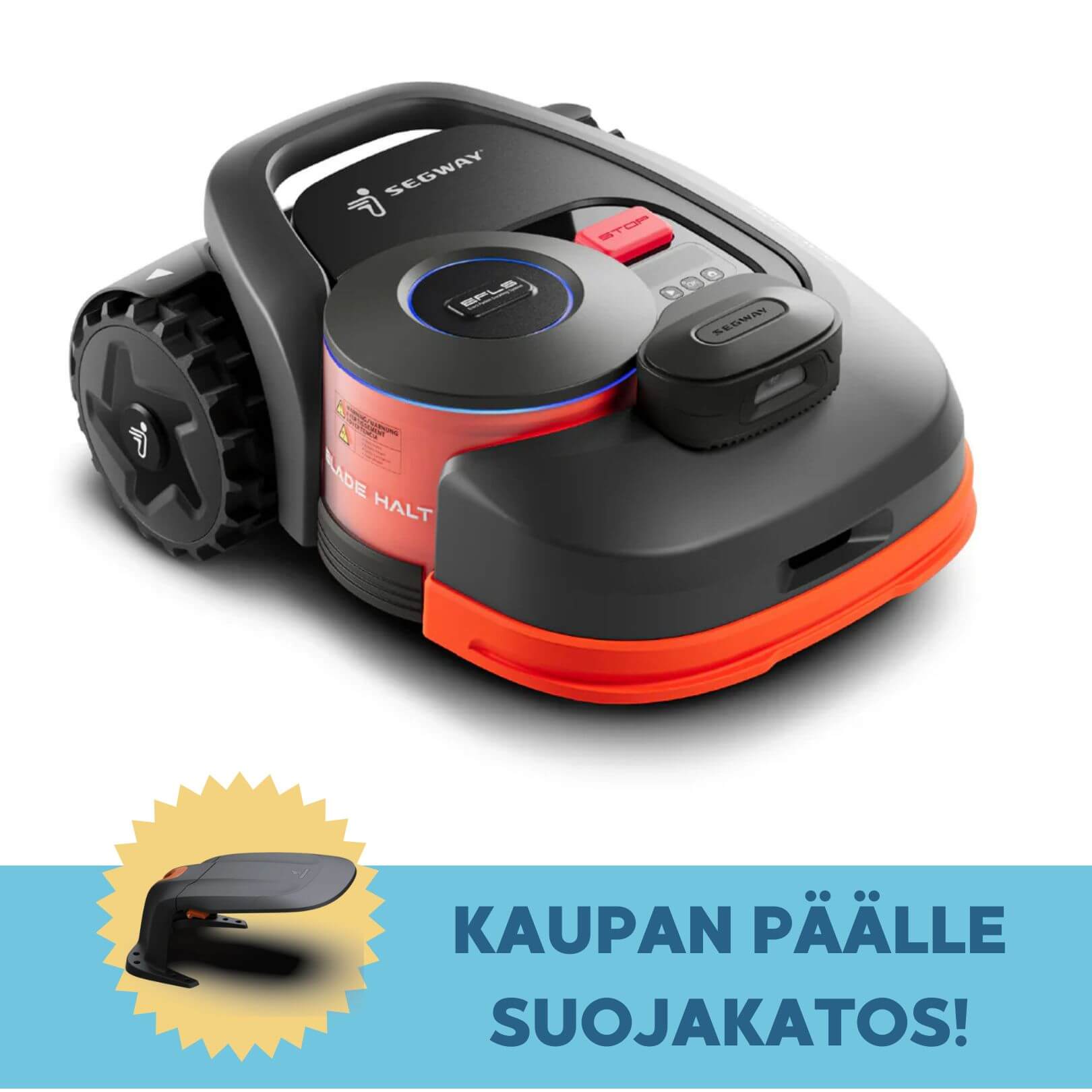 Segway Navimow H800E rajalangaton robottileikkuri GPS + VisionFence (800 m2)