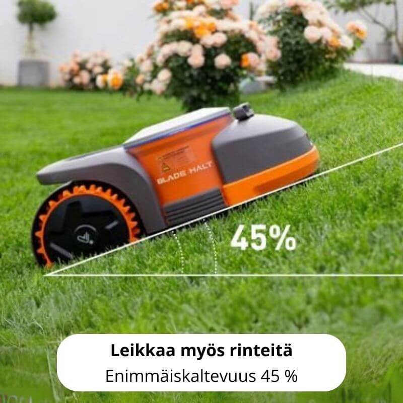 Segway Navimow H800E rajalangaton robottileikkuri GPS + VisionFence (800 m2)