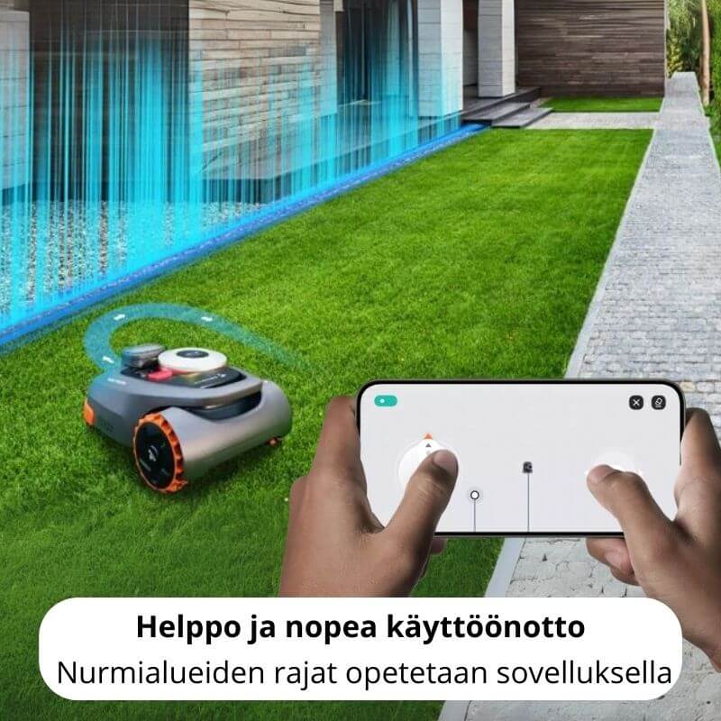Segway Navimow H800E rajalangaton robottileikkuri GPS + VisionFence (800 m2)