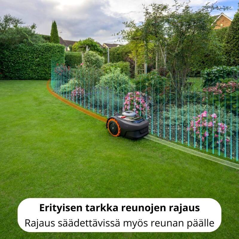 Segway Navimow i108E rajalangaton robottileikkuri + VisionFence (800 m2)