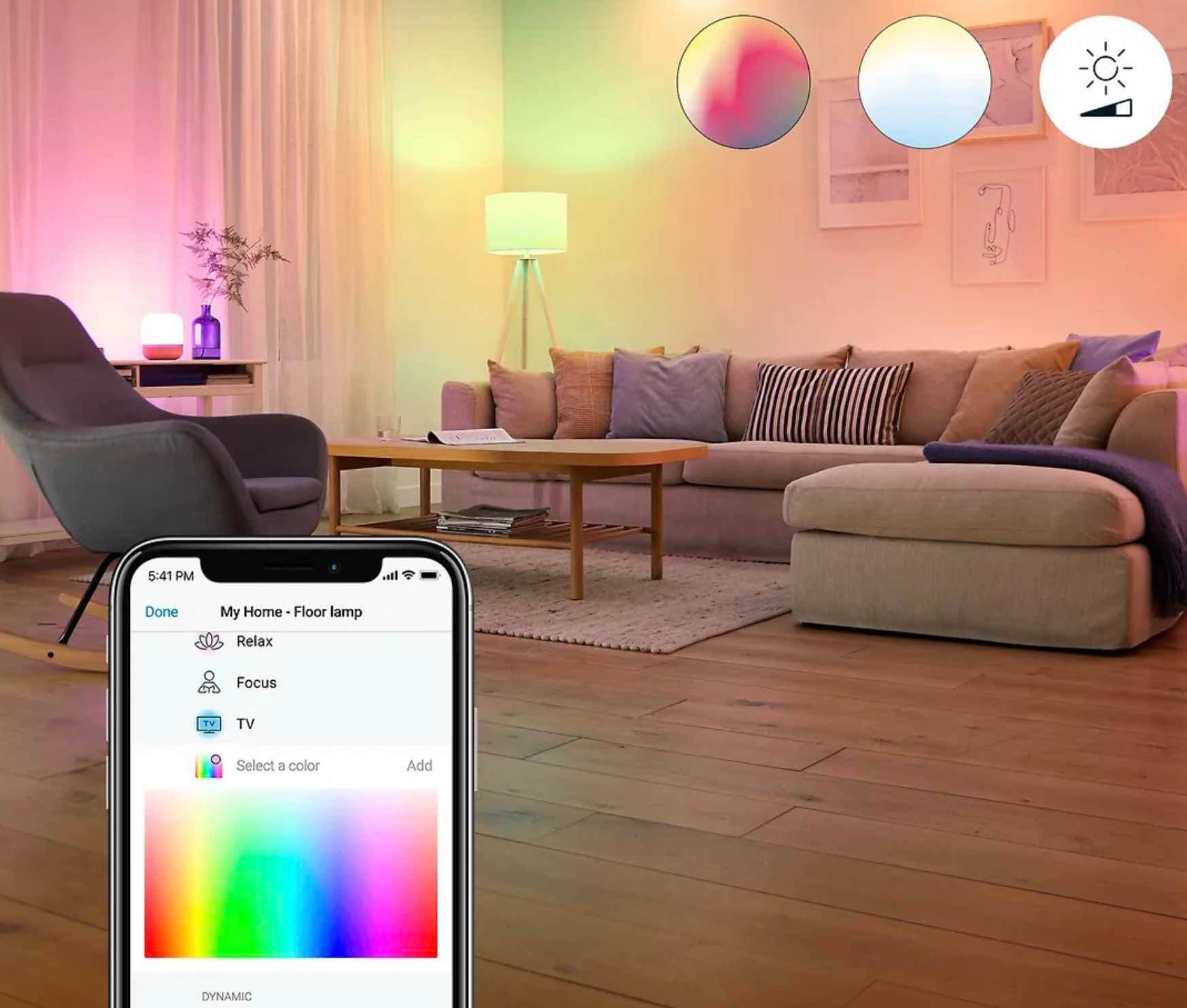 Jatko-osa WiZ LED-älyvalonauha kaikilla väreillä 1 m, WiFi