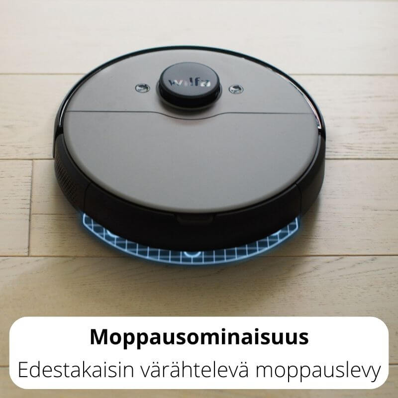Wilfa Innobot RVC-D4000SL+ robotti-imuri & -moppi + tyhjennystelakka