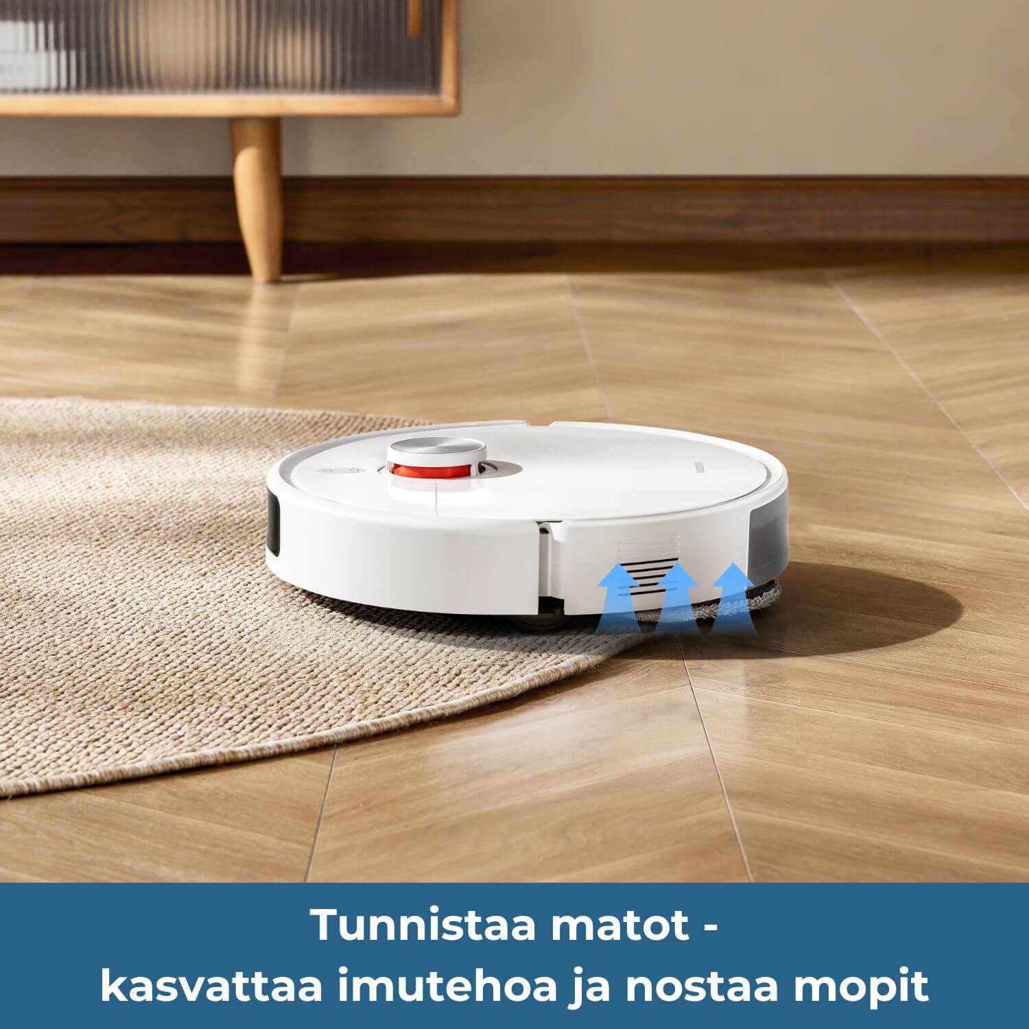 Xiaomi Robot Vacuum S40 Pro nostaa matoilla imutehoa ja mopit