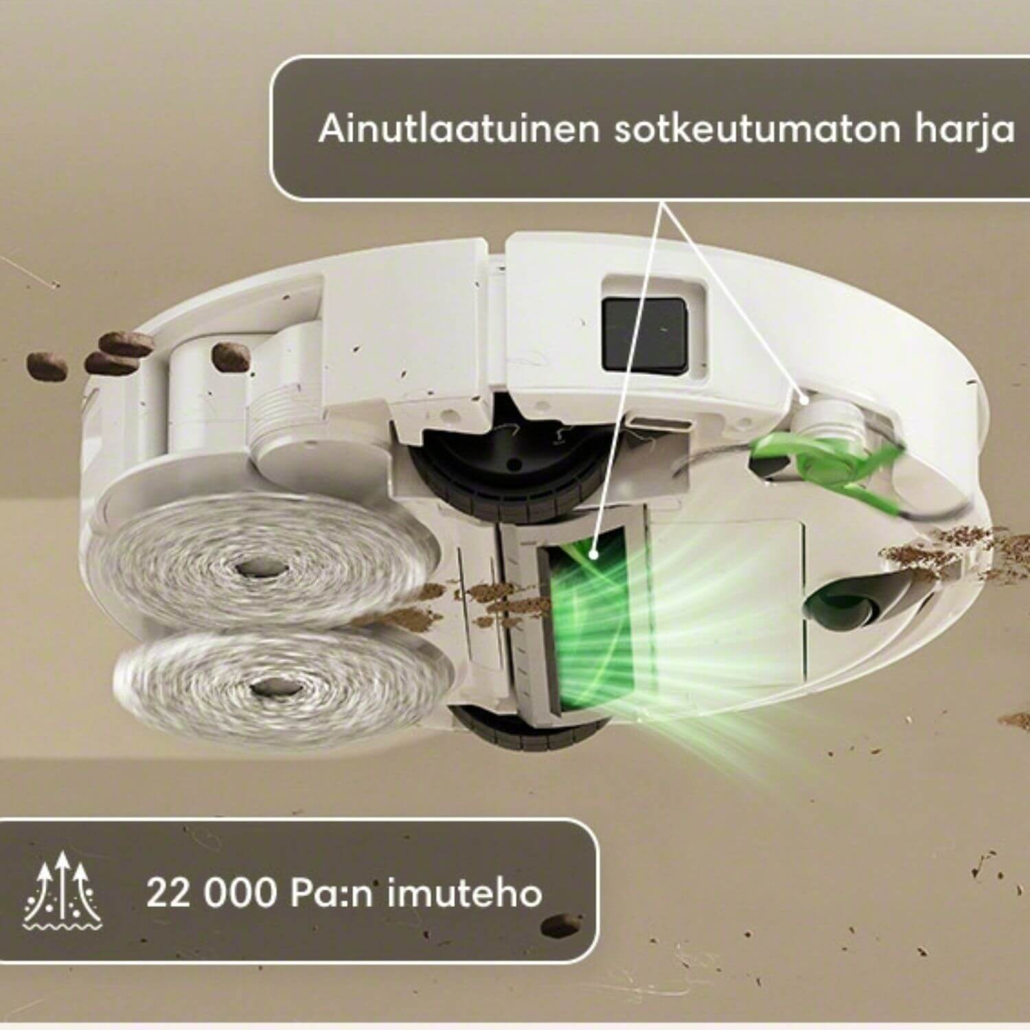 iRobot Roomba Combo 515+ robotti-imuri & -moppi + puhdistustelakka