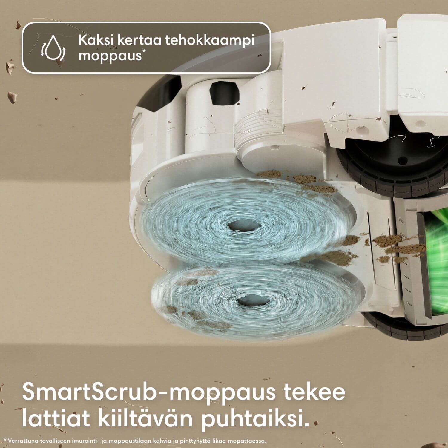 iRobot Roomba Combo 515+ robotti-imuri & -moppi + puhdistustelakka