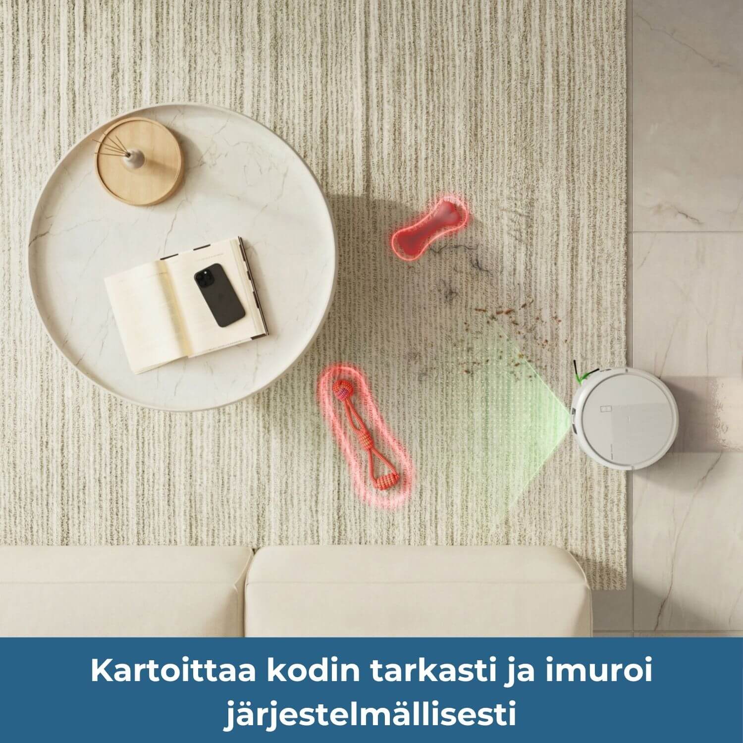 iRobot Roomba 575+ Combo robotti-imuri & -moppi + puhdistustelakka
