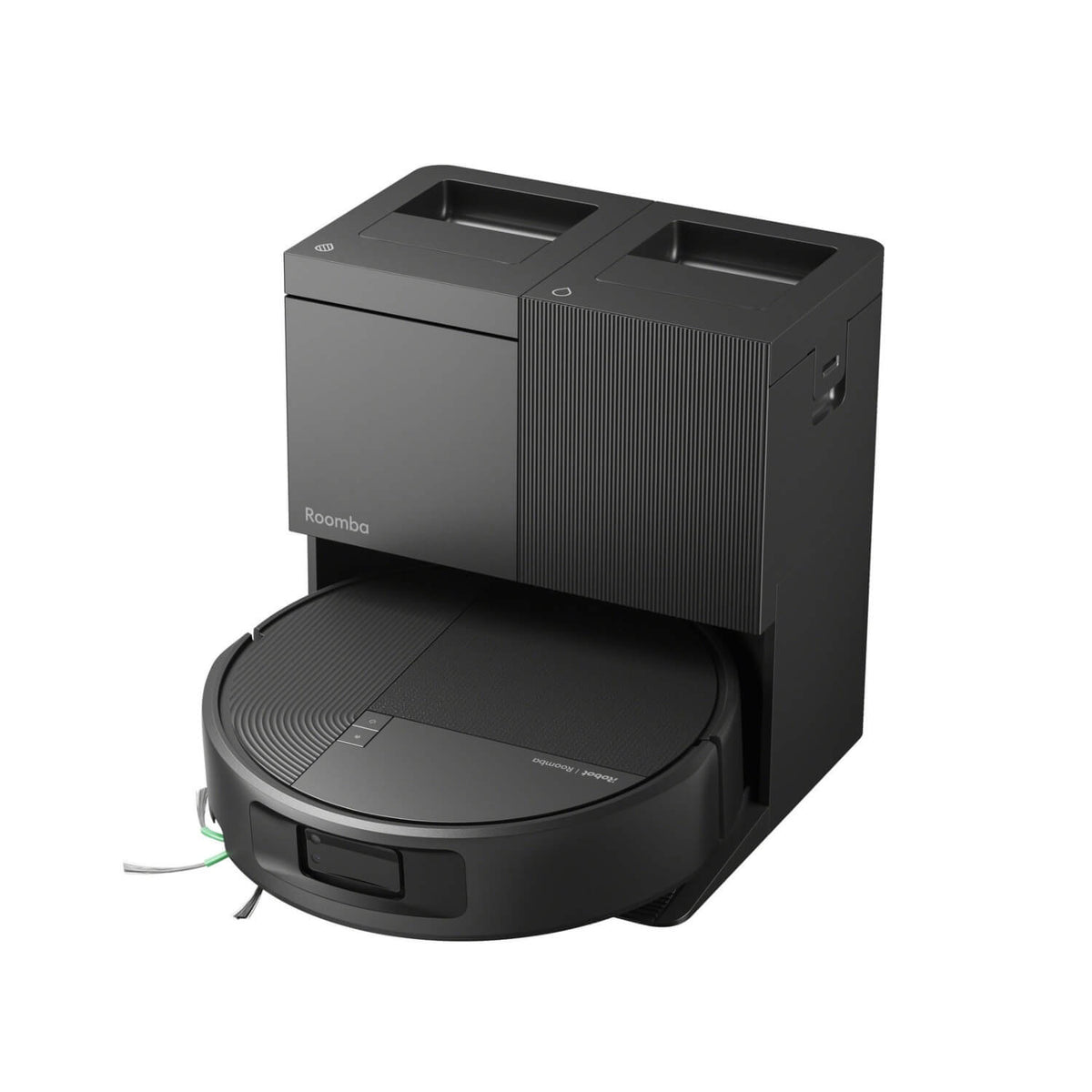 iRobot Roomba 615+ Combo robotti-imuri, musta, tuotekuva, sivuviistosta