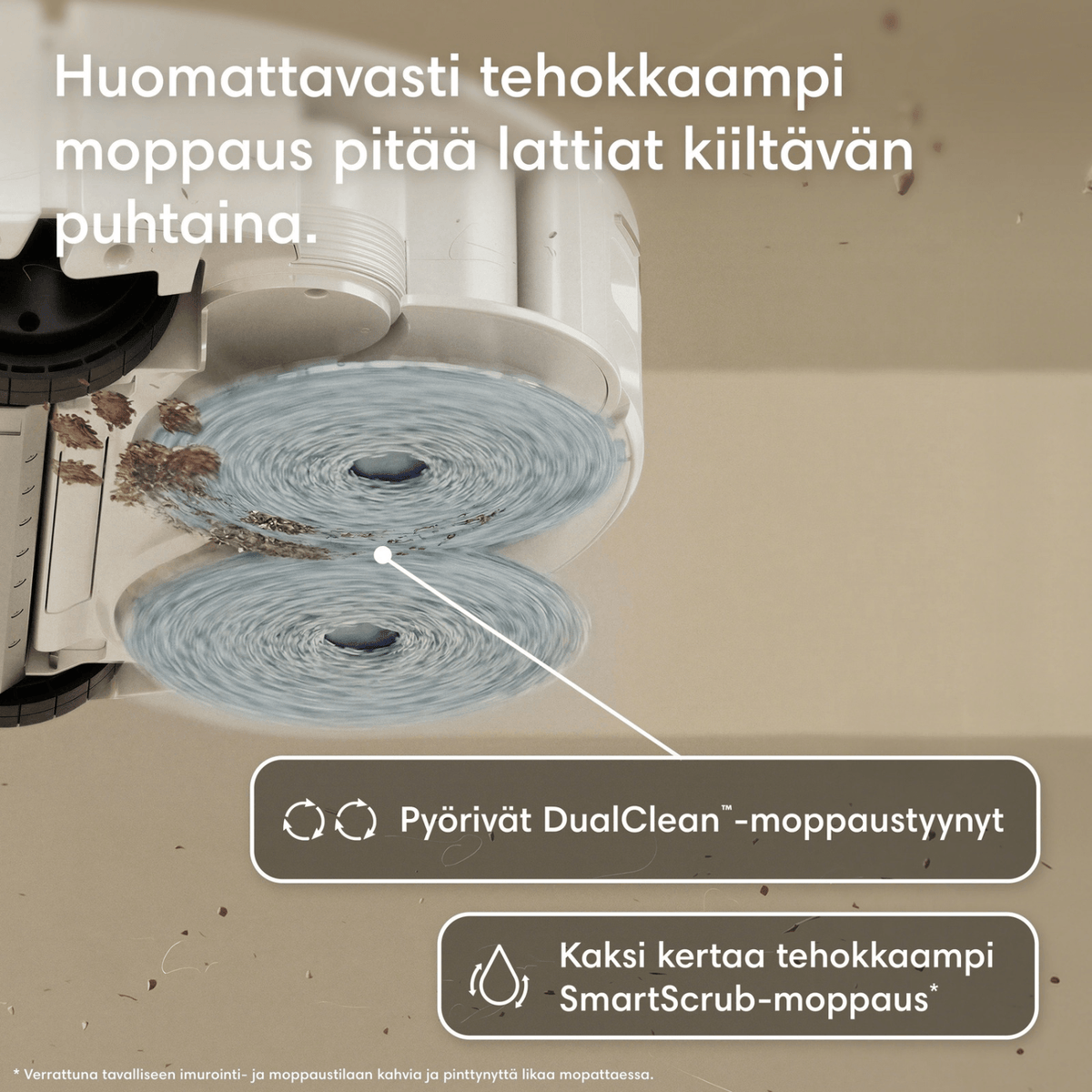 iRobot Roomba 415+ Combo robotti-imuri & -moppi + puhdistustelakka