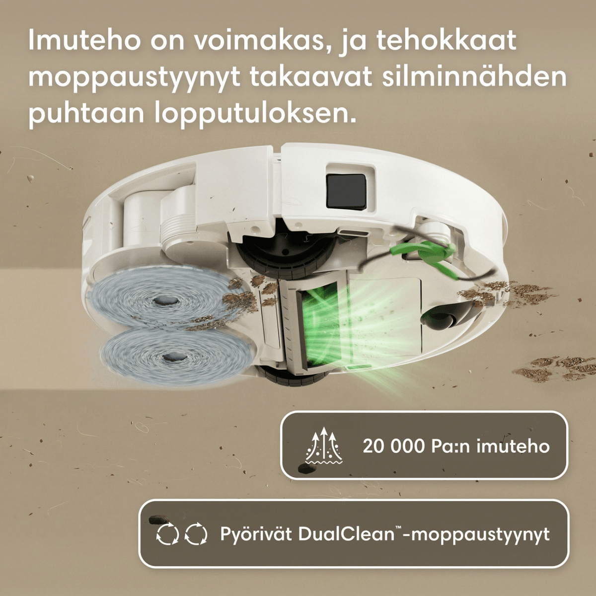 iRobot Roomba 415+ Combo robotti-imuri & -moppi + puhdistustelakka