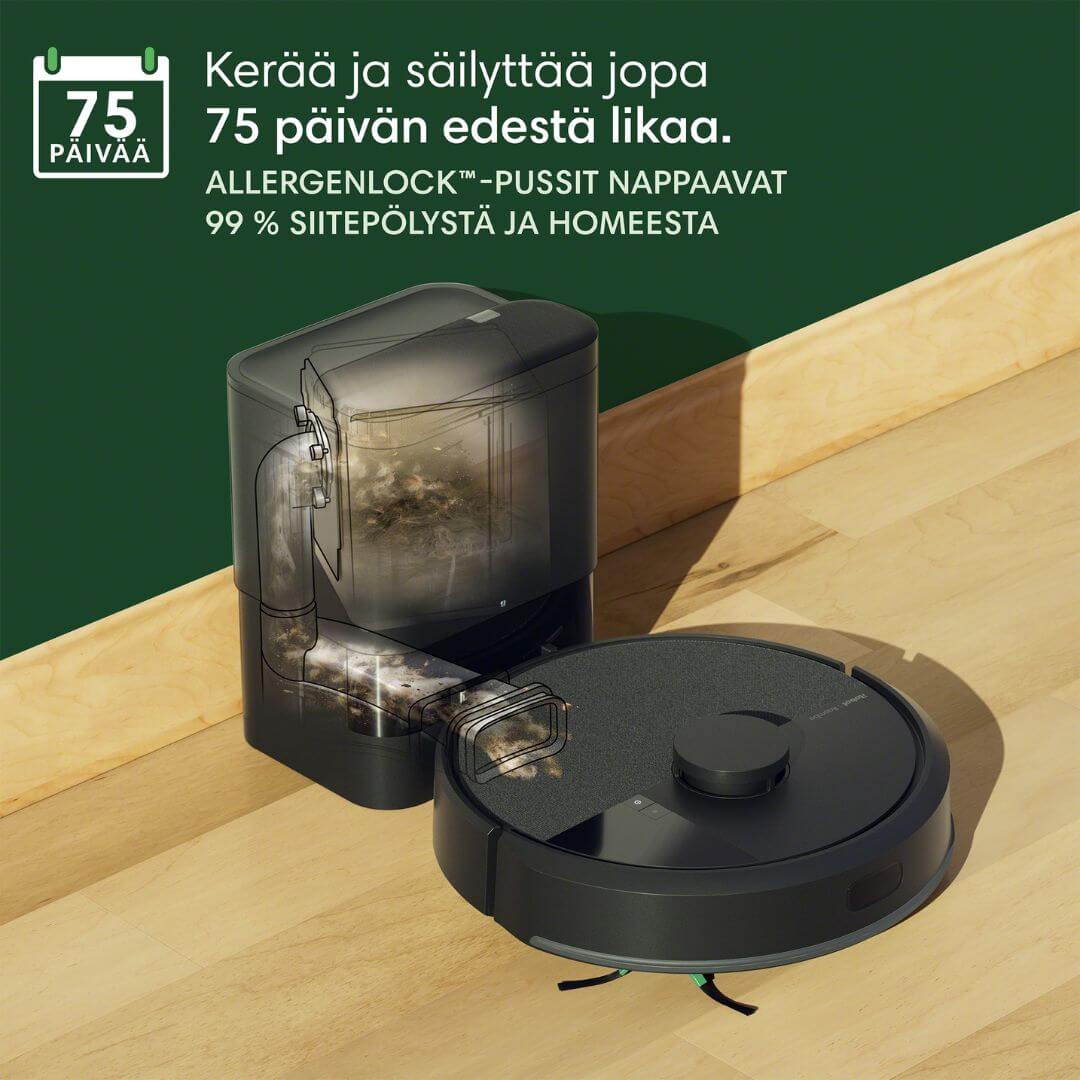 iRobot Roomba Combo 105+ robotti-imuri & -moppi + tyhjennystelakka