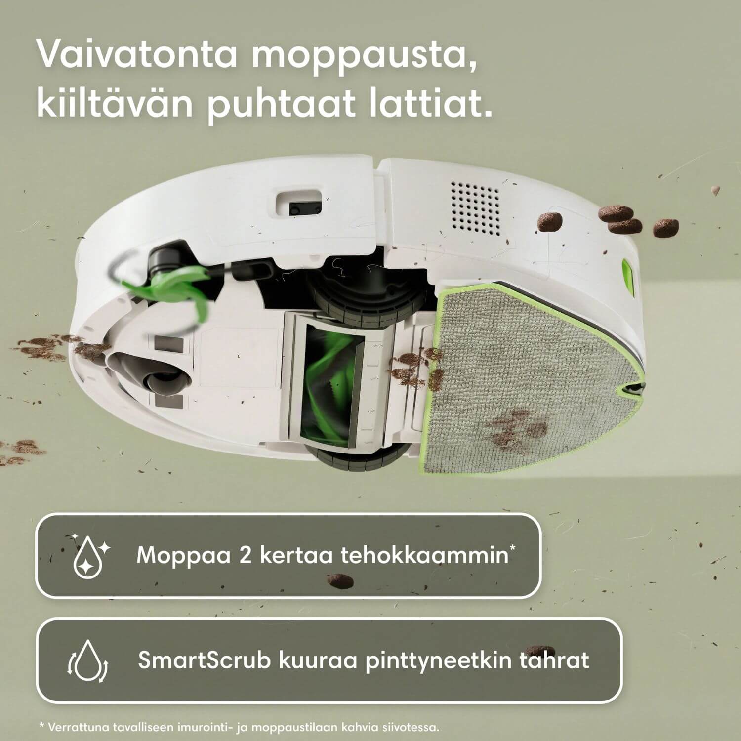 iRobot Roomba Combo 115+ robotti-imuri & -moppi + tyhjennystelakka