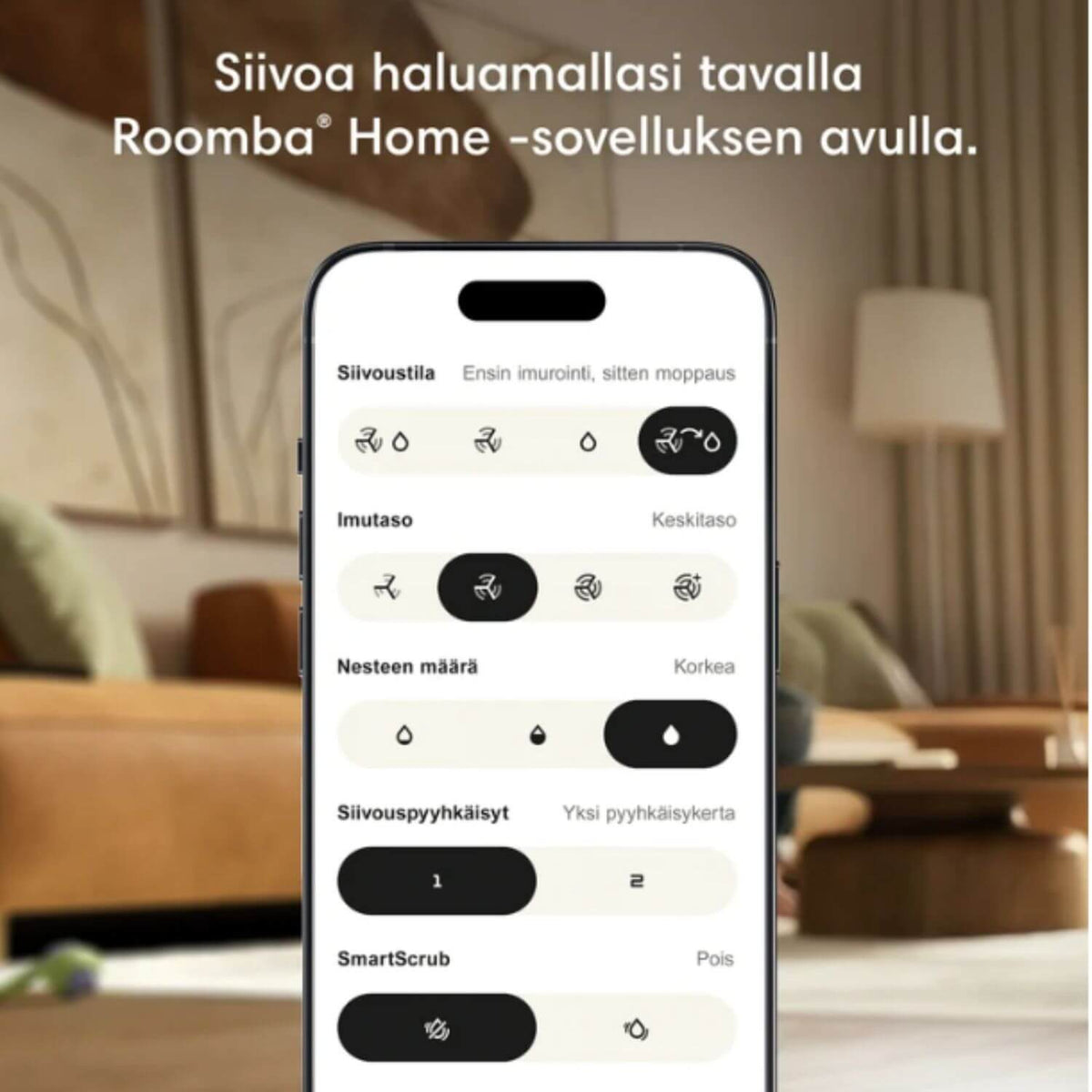 iRobot Roomba 515+ Combo robotti-imuri & -moppi + puhdistustelakka