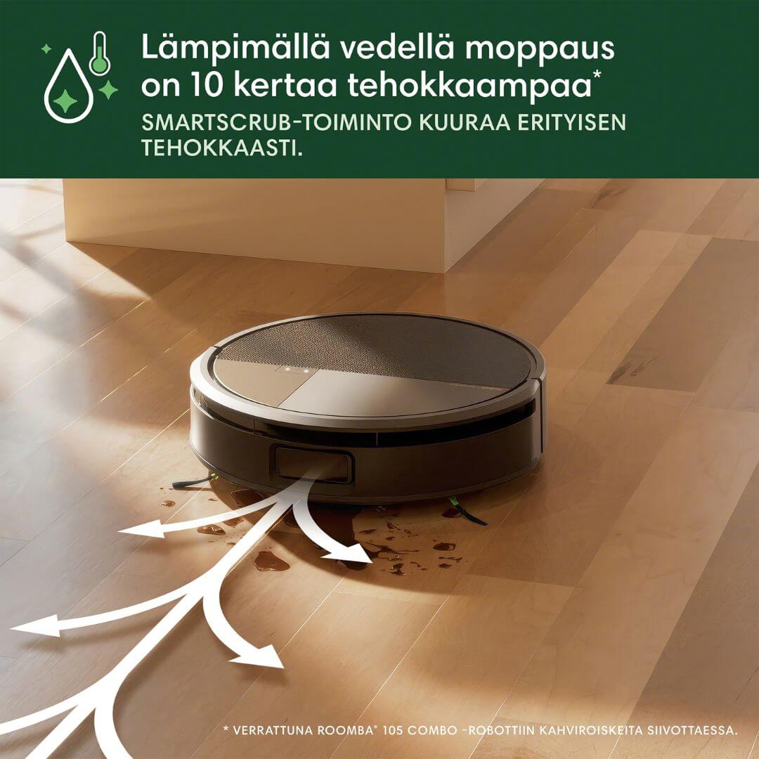 iRobot Roomba Combo Max 705+ robotti-imuri & -moppi + puhdistustelakka