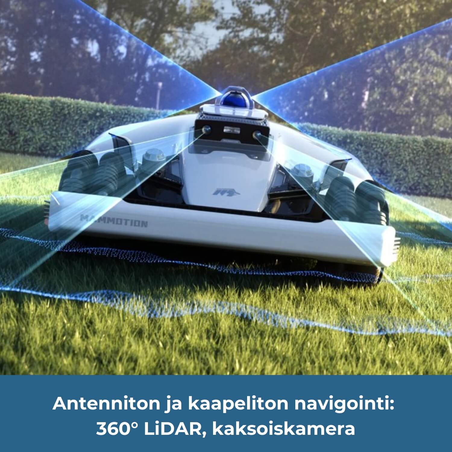 Mammotion Luba 3 1500X AWD LiDAR & Vision robottiruohonleikkuri (1500 m2)
