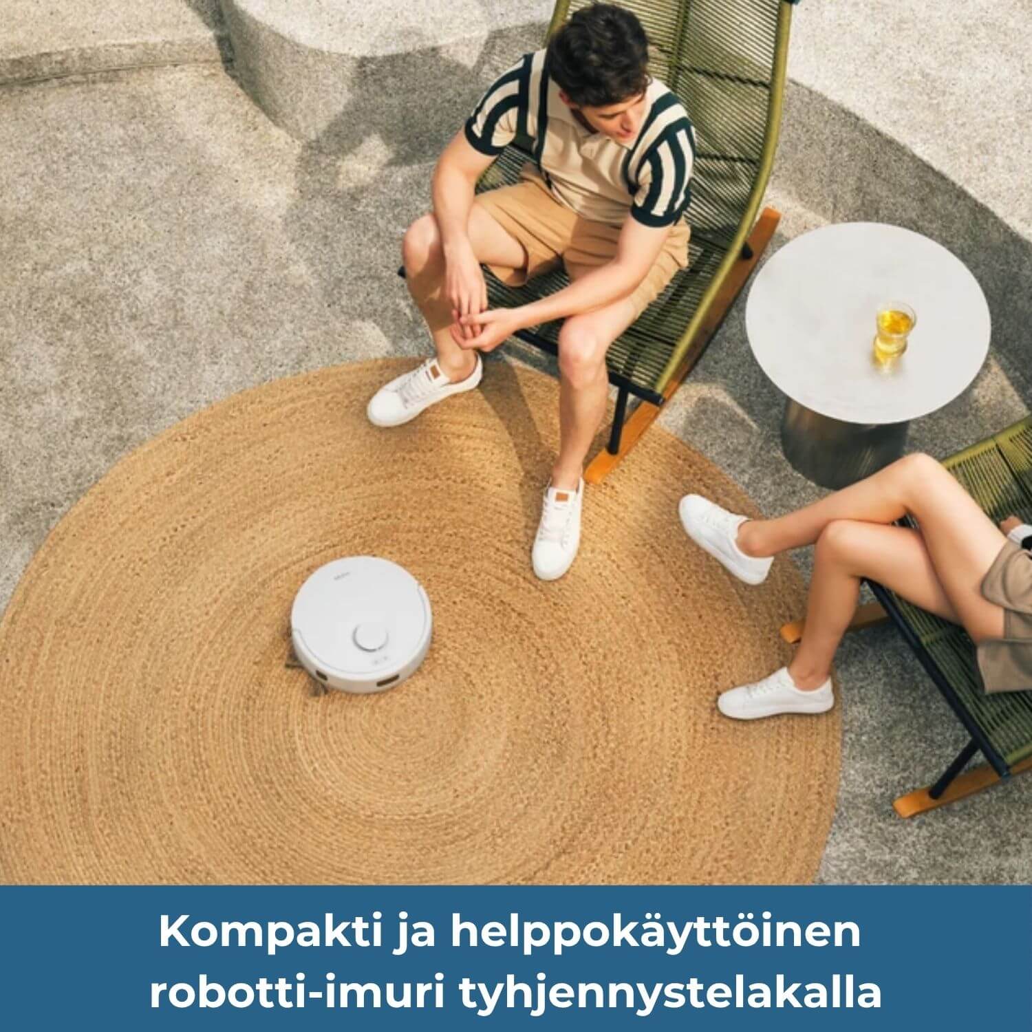 MOVA E20s Pro Plus robotti-imuri & -moppi + tyhjennystelakka